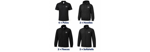 12-Piece Two-Person Uniform Bundle