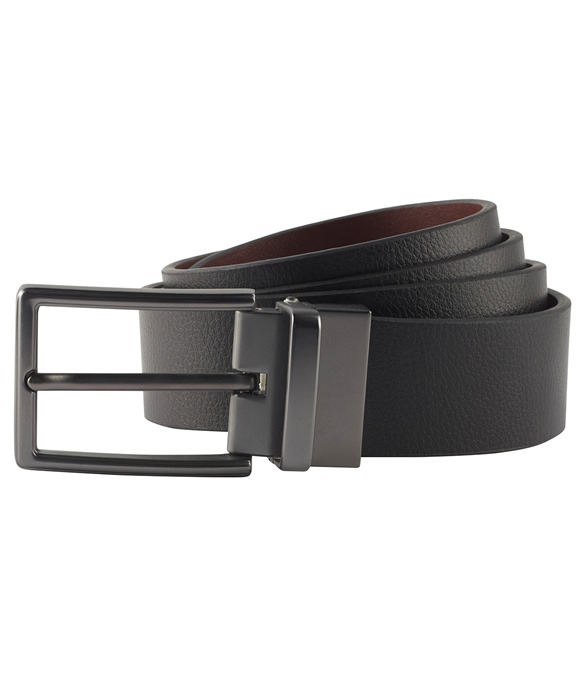 Men's two-way leather belt