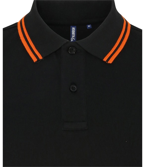 Men's classic fit tipped polo