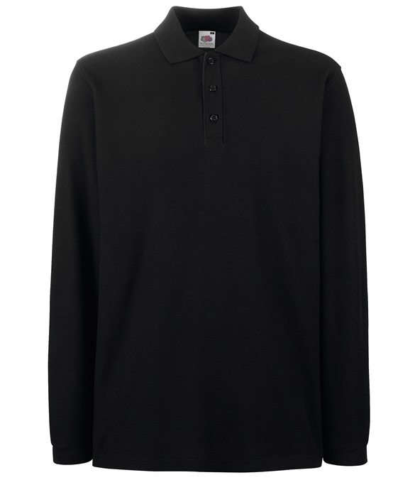 Premium long sleeve polo