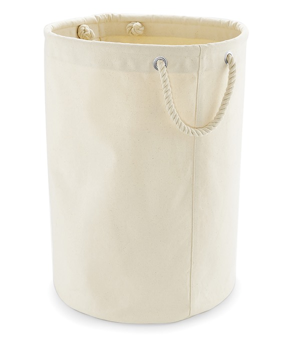 Heavy canvas storage trug