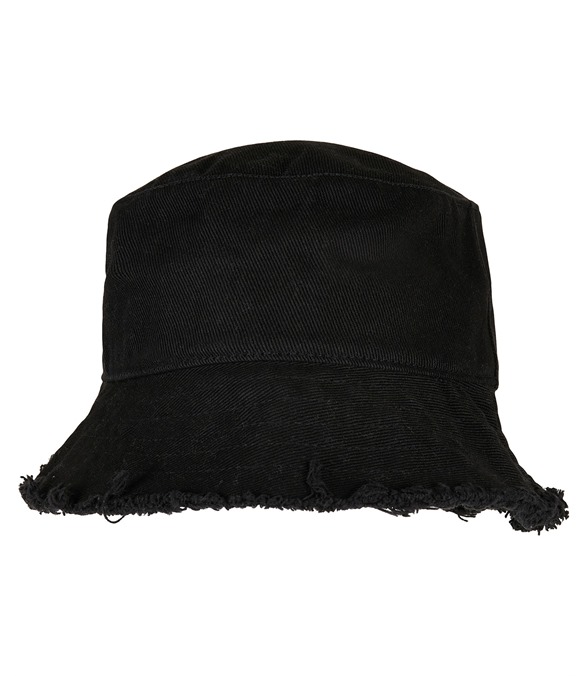 Open edge bucket hat
