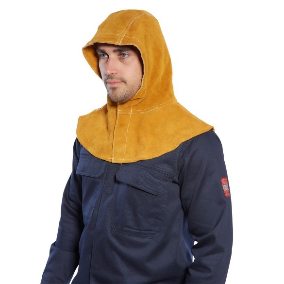 FR Leather Hood
