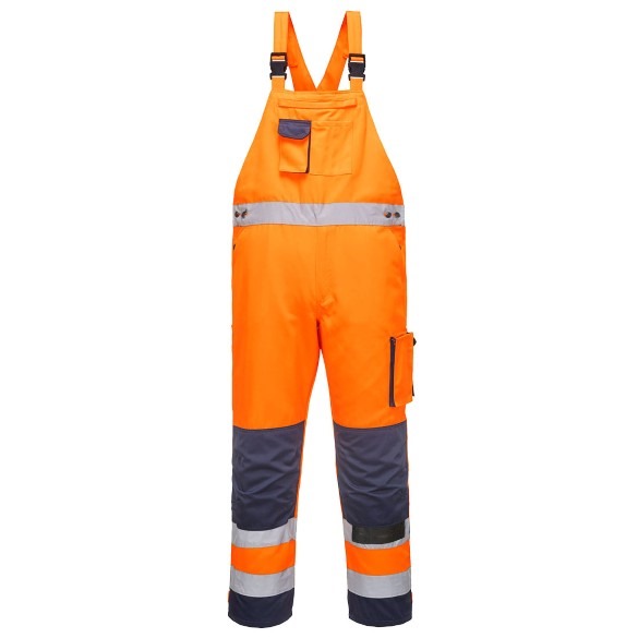 Dijon Hi-Vis Contrast Work Bib and Brace