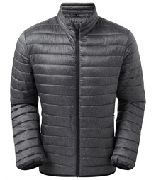 Melange padded jacket