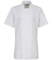 Women's short sleeve chef's jacket