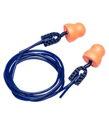 Easy Fit PU Ear Plugs Corded (200 Pairs)