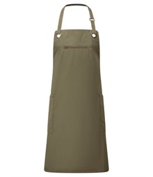 ?Barley? Contrast Stitch Bib Apron