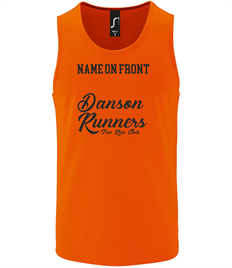 Danson Runners Vest With added name on front